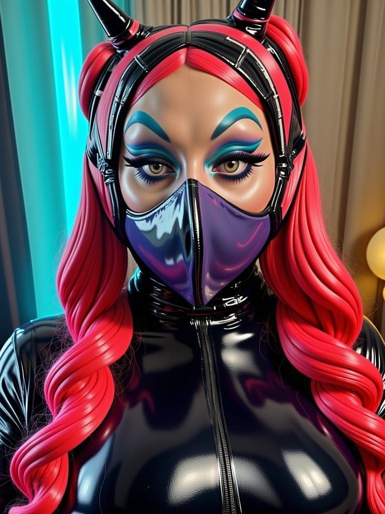 Pixar-Style Caricature of Cirilla from Witcher 3