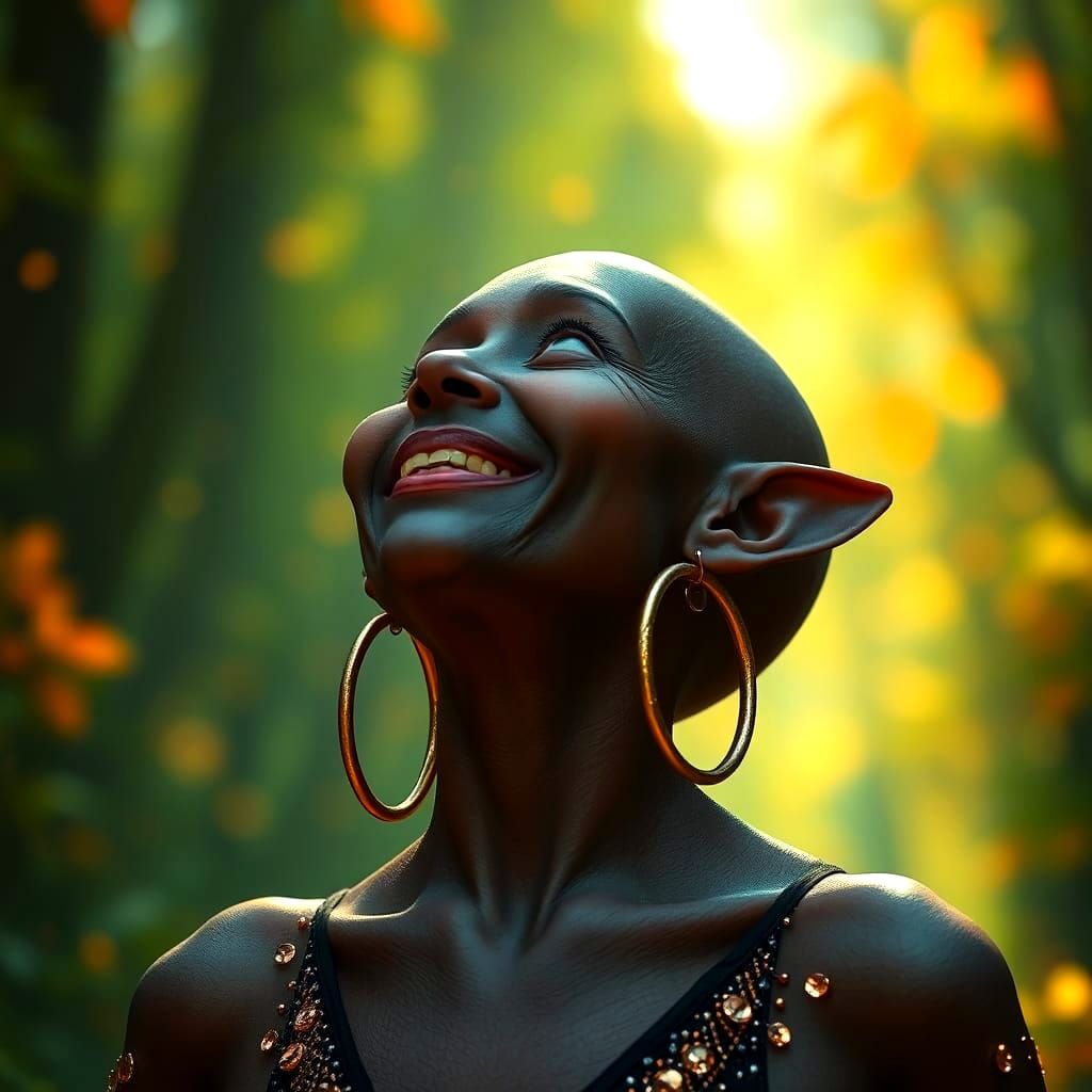 Bald Elf in the Sunshine 6