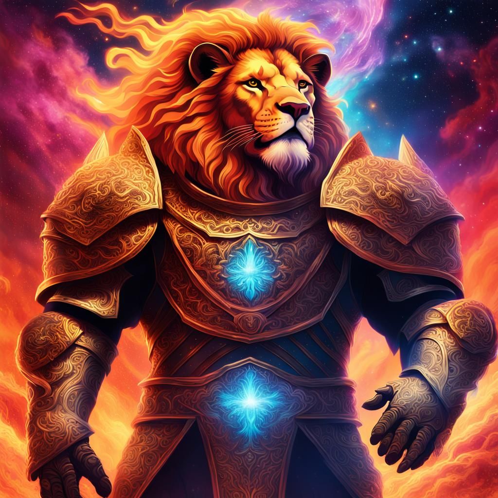 Lion Warlord in Space Opera Style