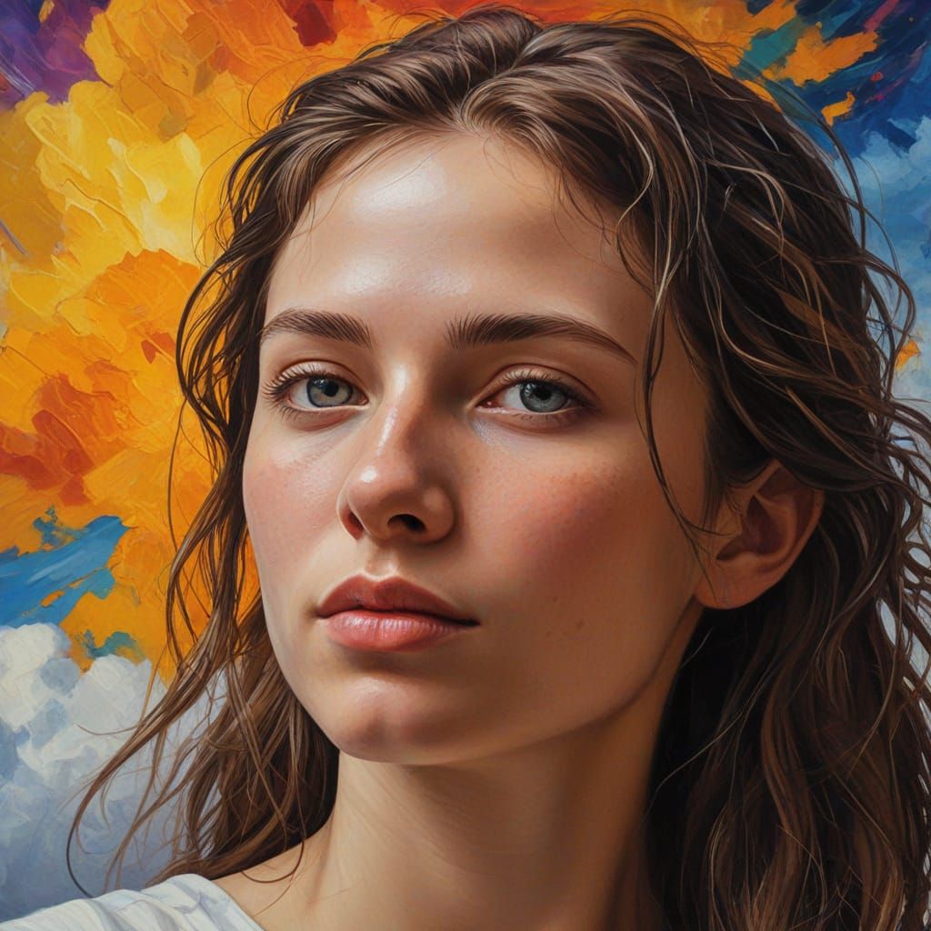 Eru Ilúvatar: Neo-Impressionist Cosmic Symphony