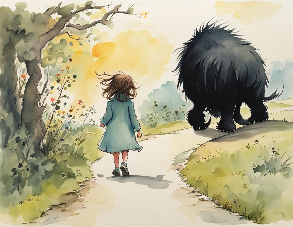Girl and Monster: Children's Illustration in Watercolour