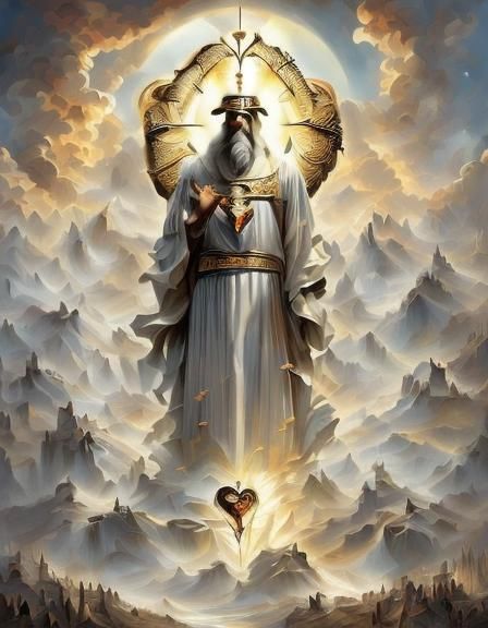 Dramatic Digital Art: God Knows Human Hearts