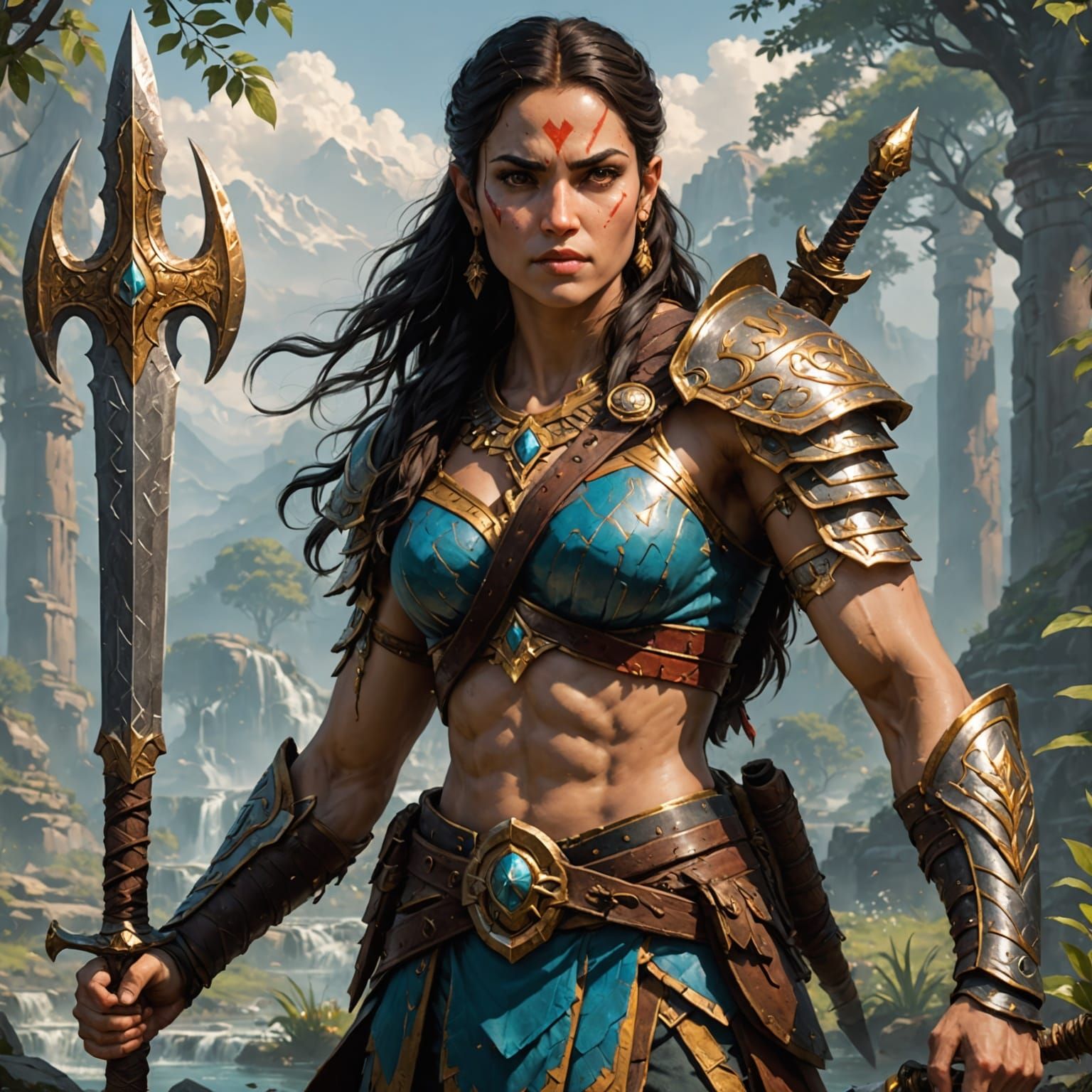 Majestic Warrior Inspired by Jasmine, God of War