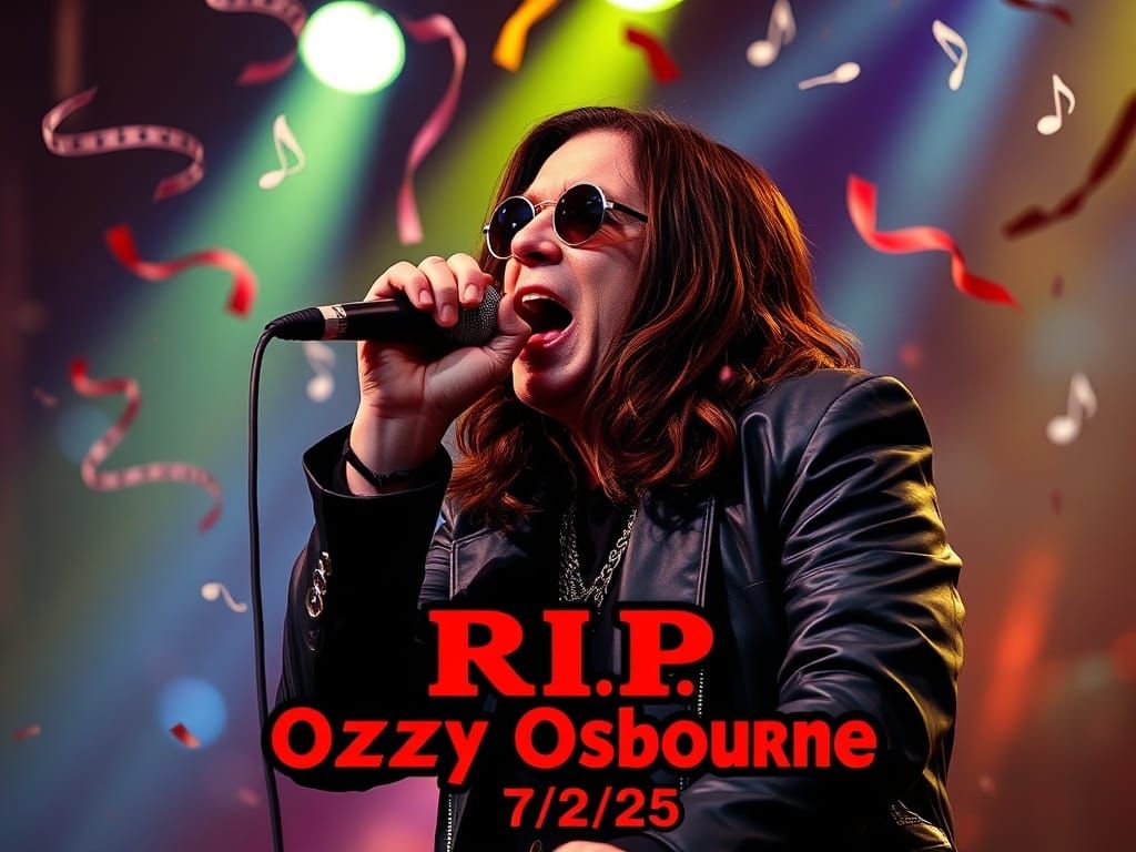 Ozzy Osbourne in Concert: A Pop Art Tribute