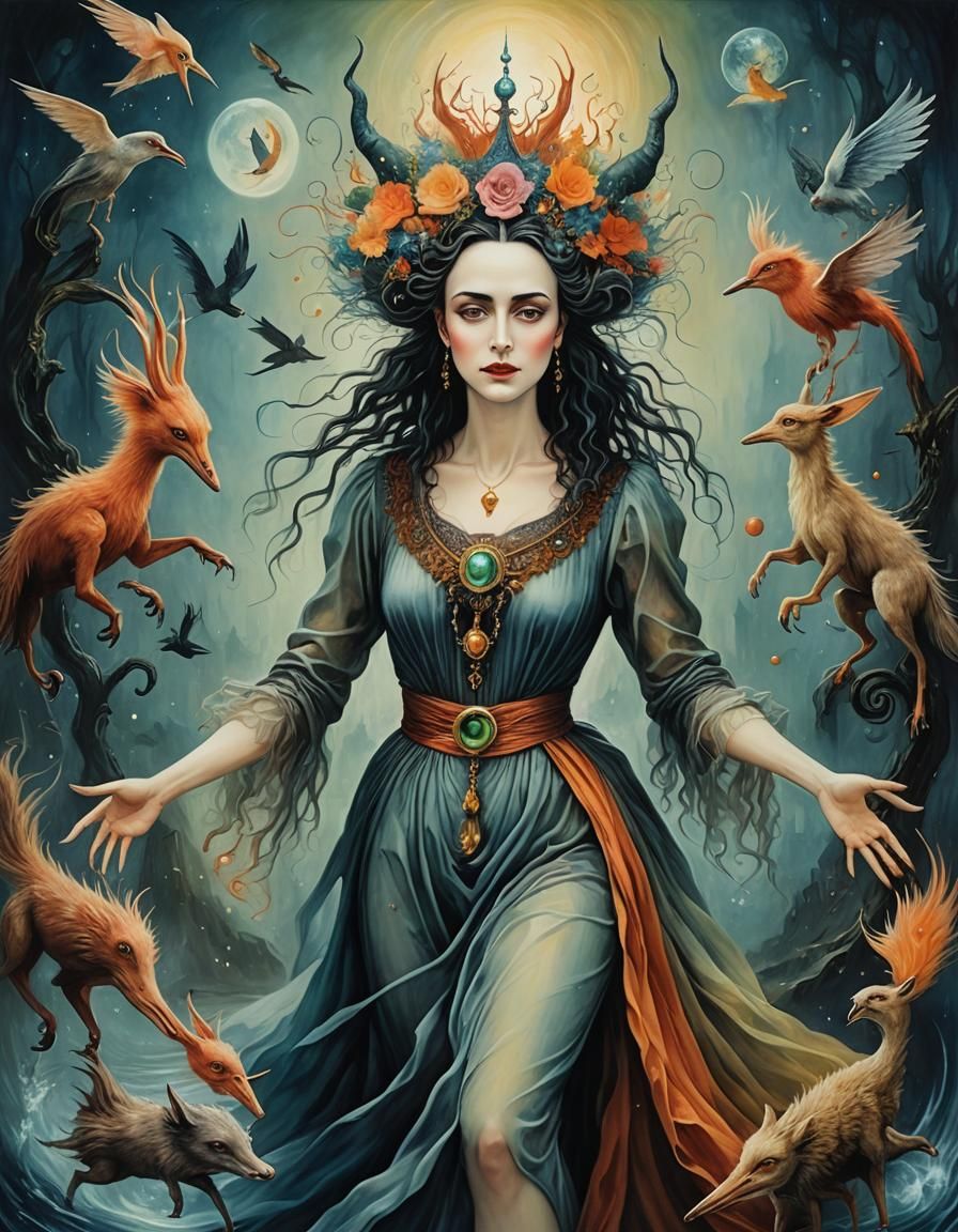 Enchanting Water Dance in Fairycore Style