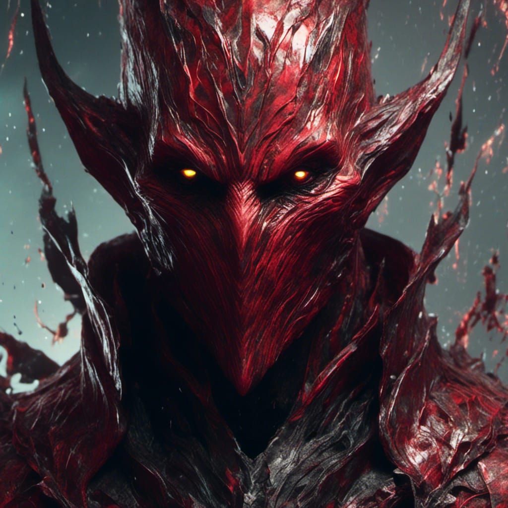 Sinestro Macabre Portrait in Hyperdetailed Style