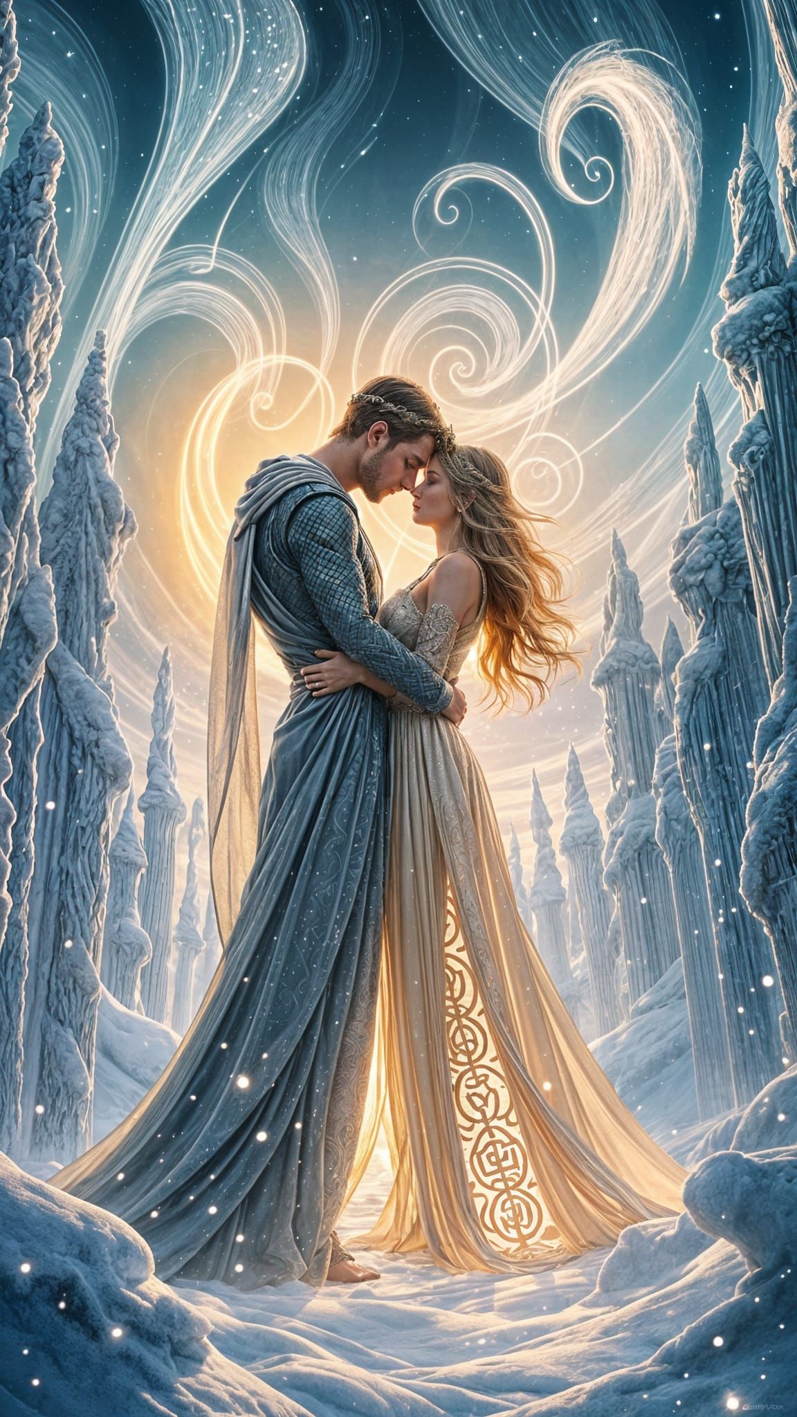 Divine Nature Love in Epic SFumato Style with Thor's Divine ...