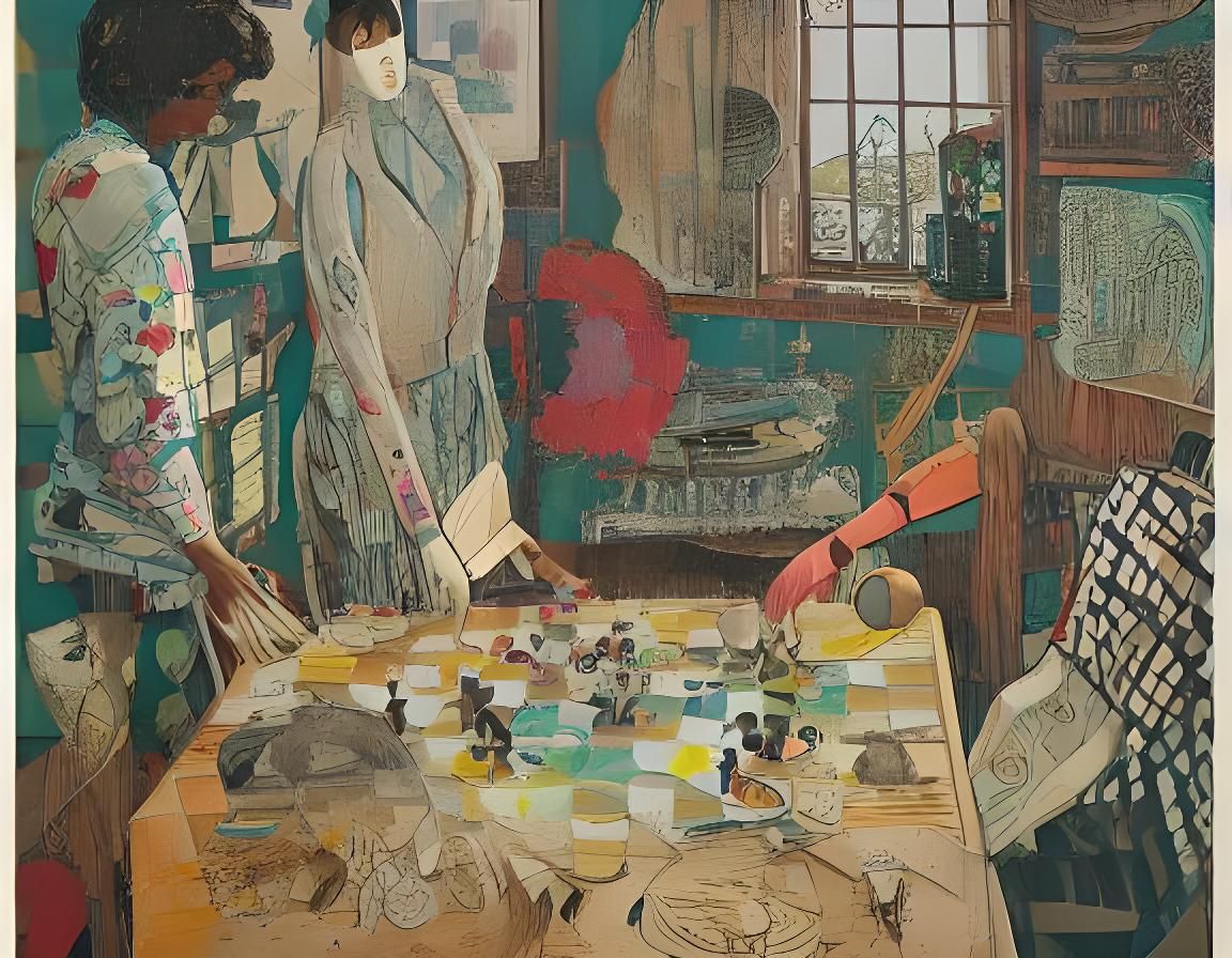 Surreal 1990s Malls: AI Art in Hyperdetailed Style