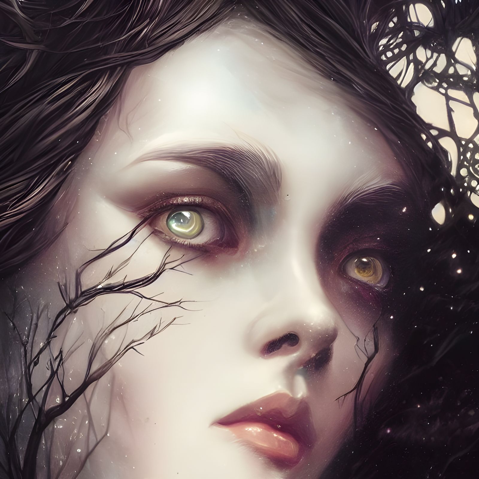 Morgan le Fay: Hyper-Realistic Digital Illustration