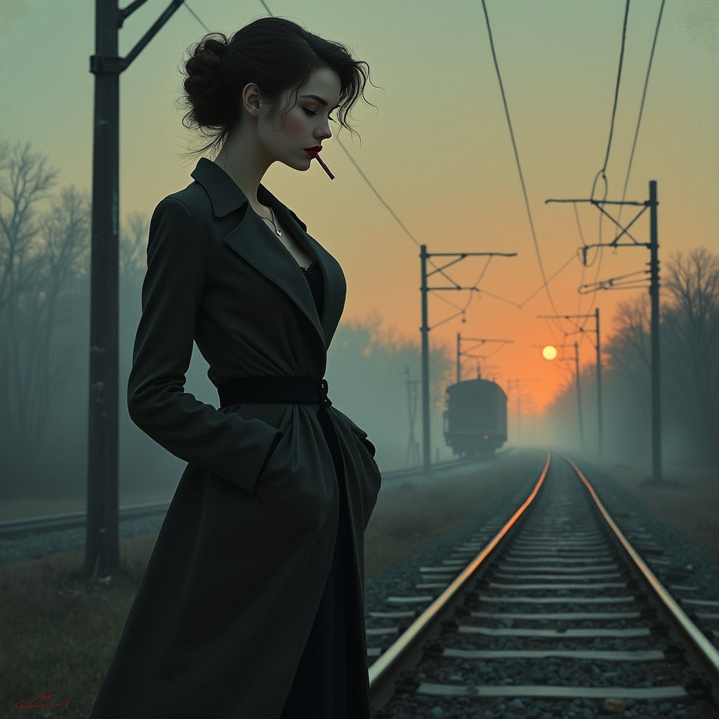 Mona tried to tell me
To stay away from the train line
She said that all the railroad men
Just drink up your blood li...