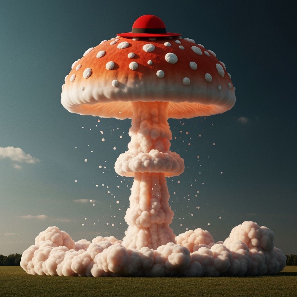 WW2 Historic Photo: Nuclear Toadstool Cloud
