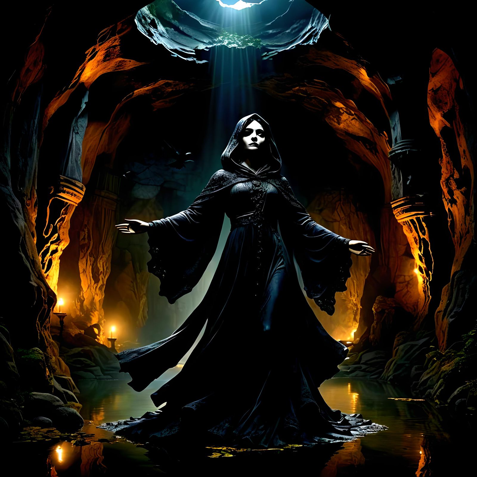 Nocturnal, The mistress of steal, shadows and the patron of thieves.