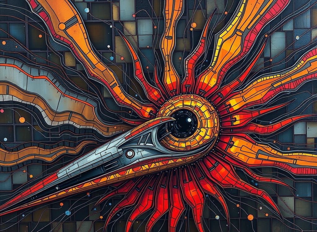 Stained Steel Art of Hollowness Alone Too Long