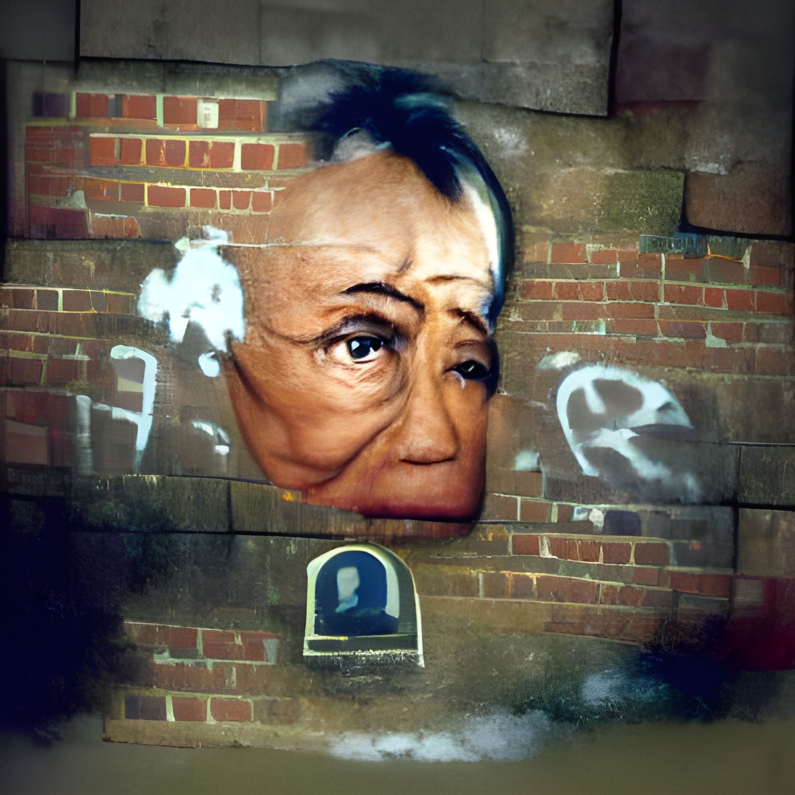 Graffiti Face: A Memory Painted on Walls