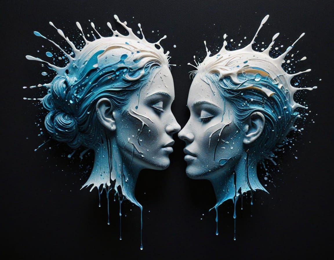 Liquified Embossing Liquified Silhouettes Liquified Tears