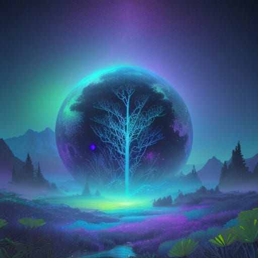 Vibrant Astral Landscape in the San Juan Mountains