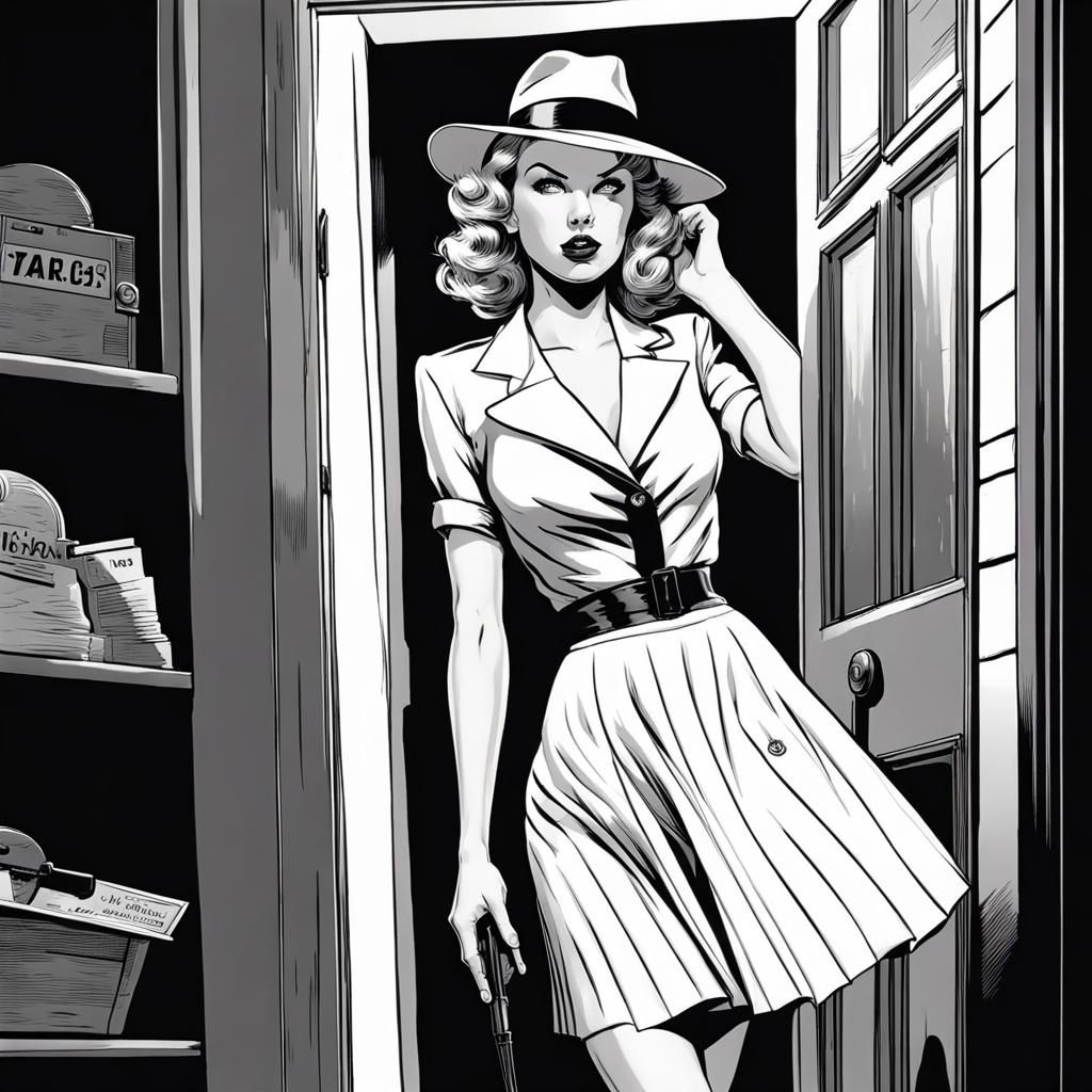 Taylor Swift as Film Noir Femme Fatale
