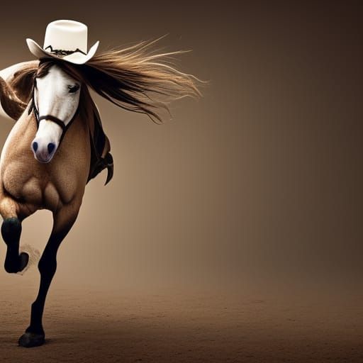 Fancy Paint Horse Portrait in Western Setting