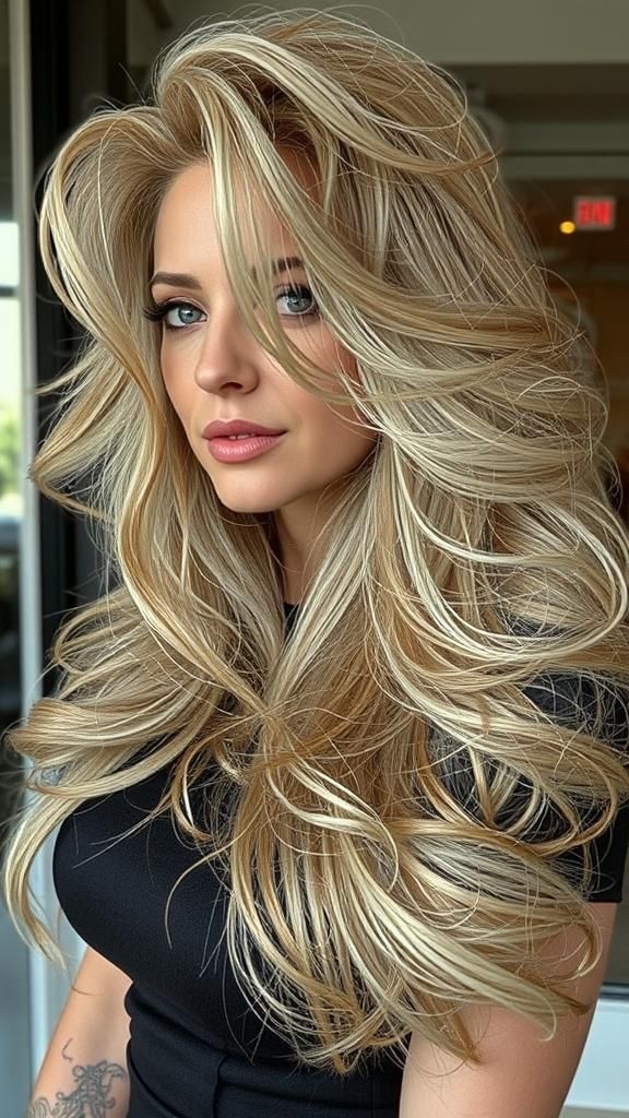 Woman in Black Leather Dress: Futuristic Aesthetic