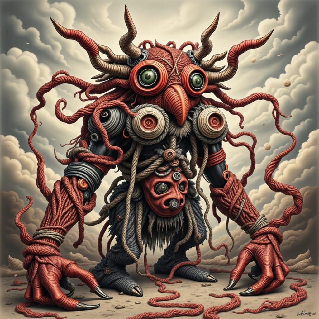 Whimsical Yarn Monsters with Cinnamon Swirls