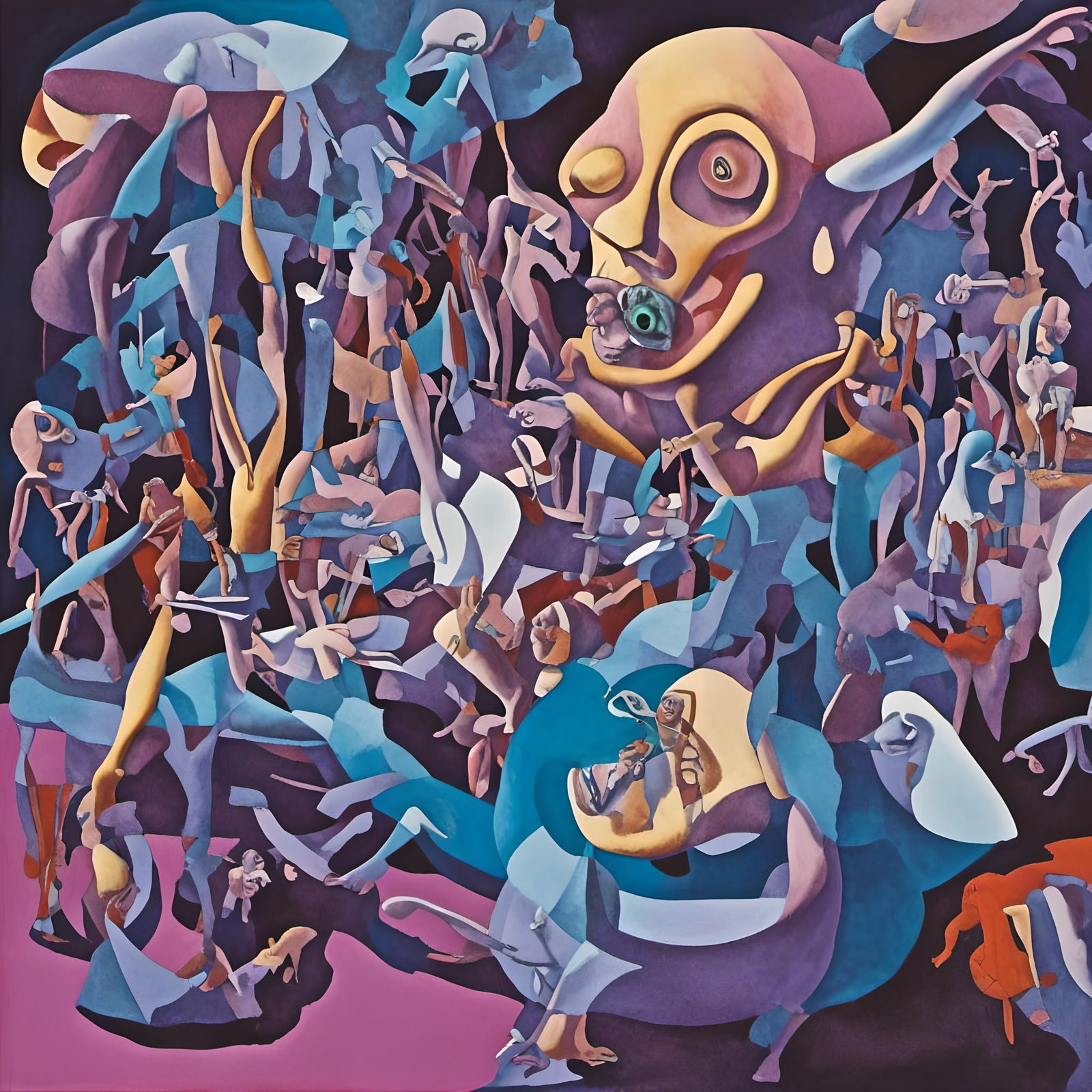 Surreal Eye Slice Multiplications