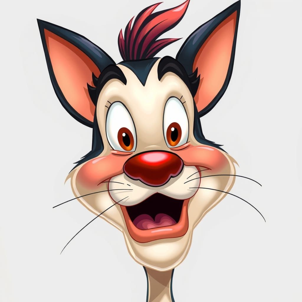 Timeless Disney-Style Cartoon Portrait with Whimsical Flair