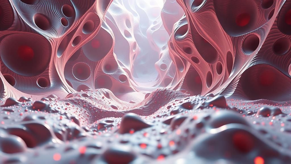 Hyperrealistic Macro Photograph of Sci-Fi Organic Material