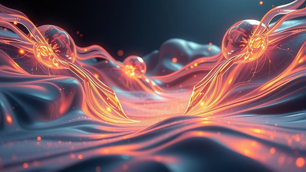 Hyperrealistic Macro Photograph of Abstract Sci-Fi Material