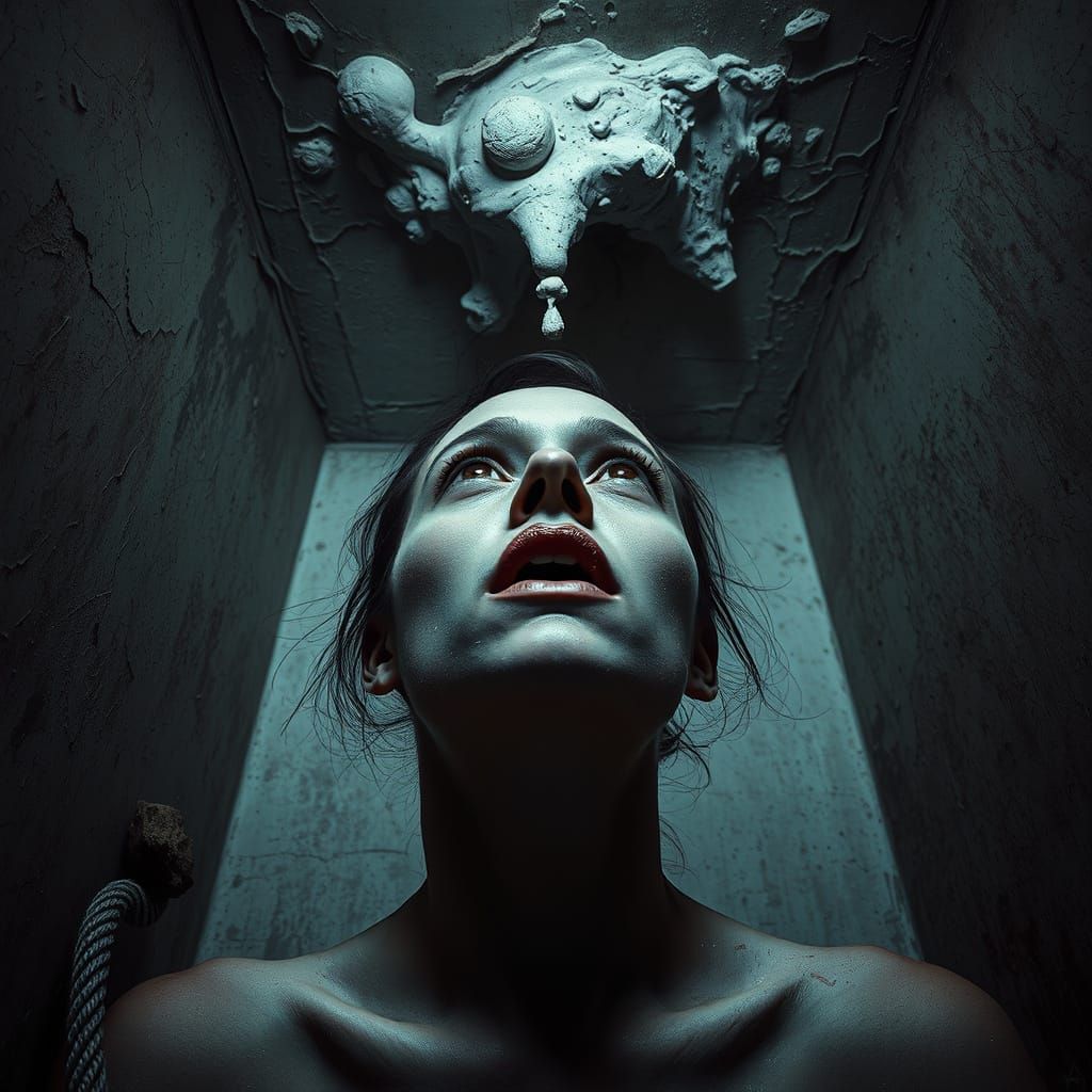 Desperate Soul Trapped in a World of Peeling Decay