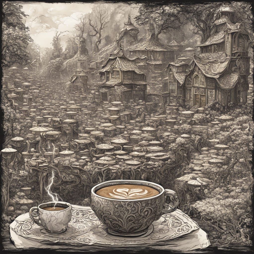 Mystical Elven Coffee Cup