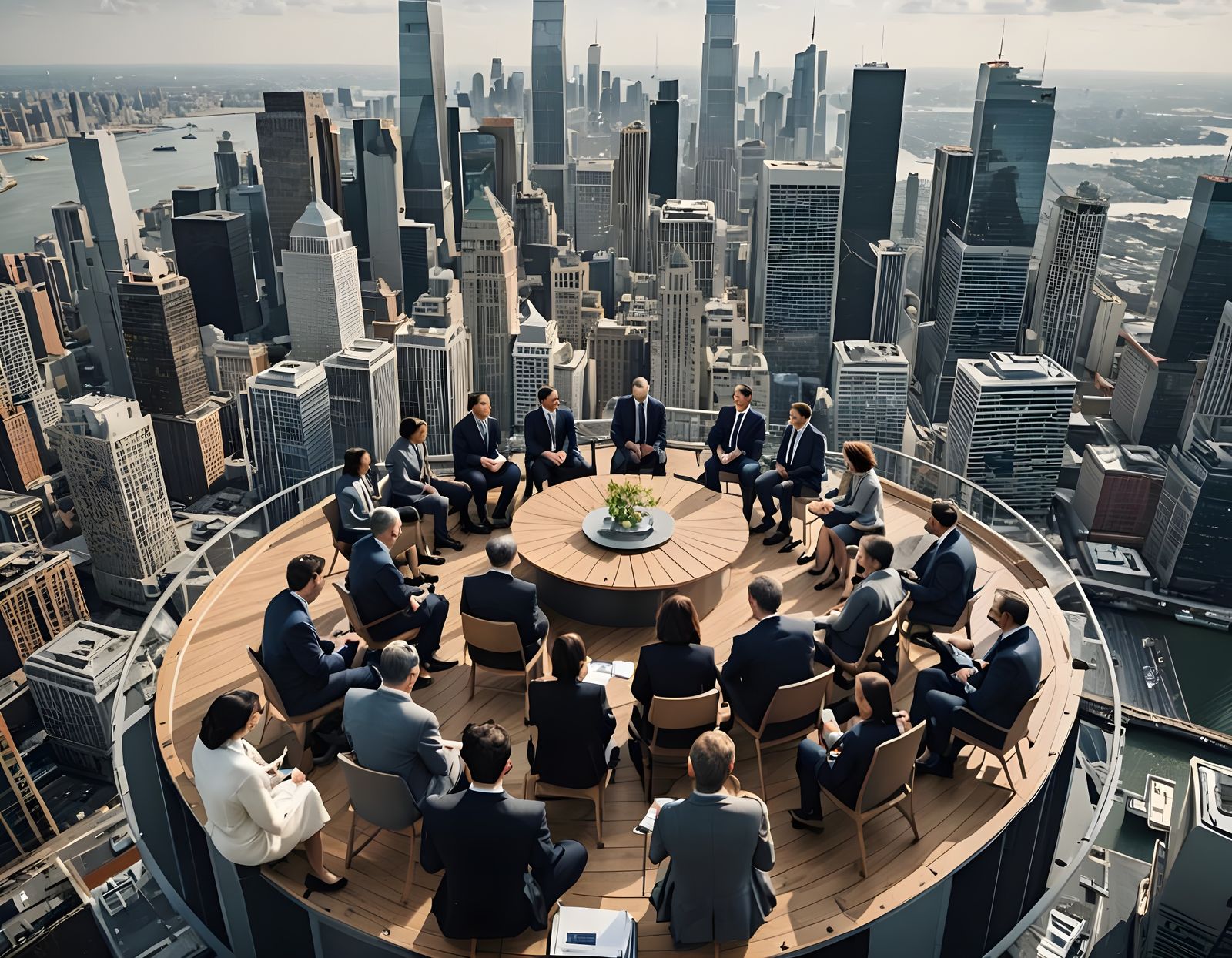 Leadership Meets on Futuristic Floating Platform