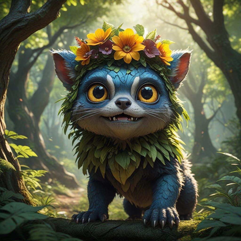 Whimsical Creature Celebrates World Smile Day in Magical For...