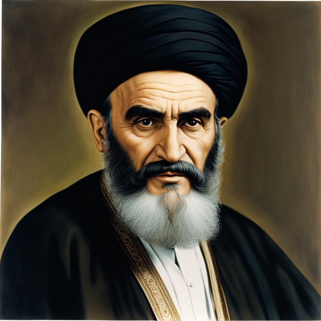 Imam Khomeini Portrait Photograph