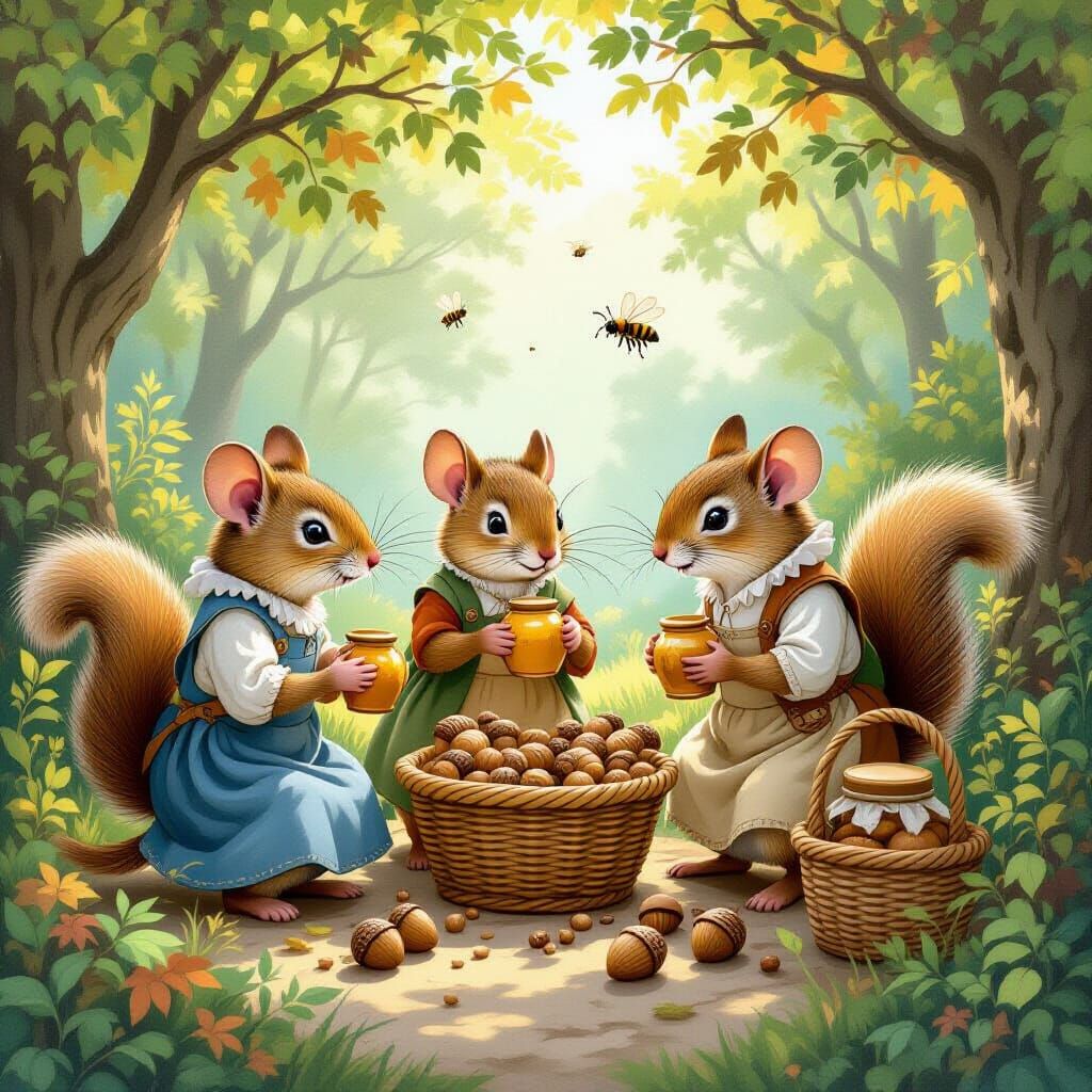 Enchanted Forest Market Inspired by Beatrix Potter
