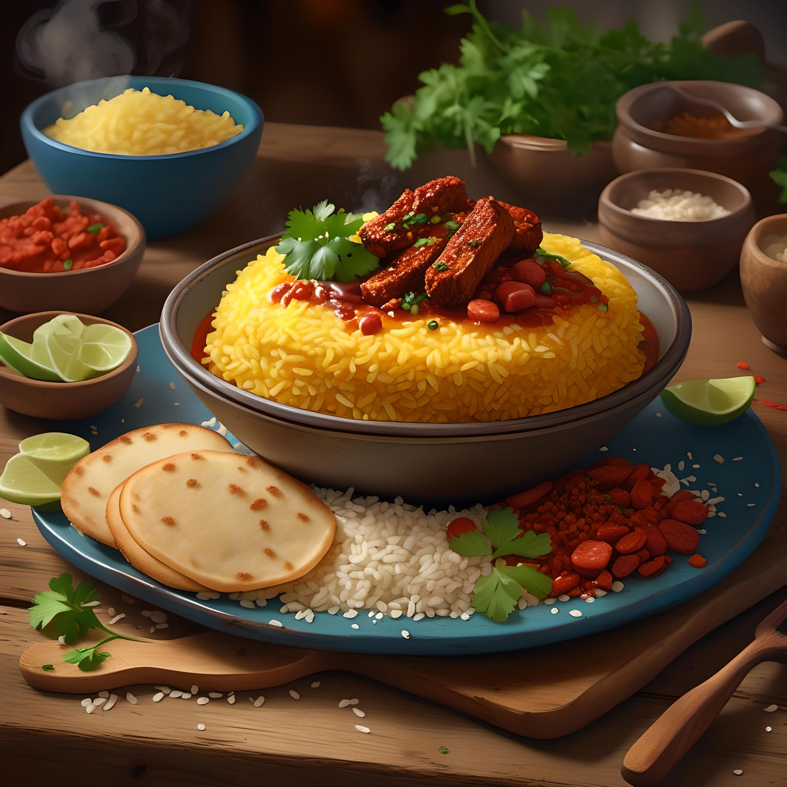 Arroz con chicharron