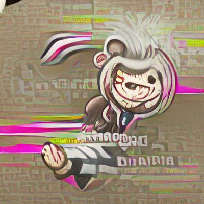Danganronpa Anime Style AI Image