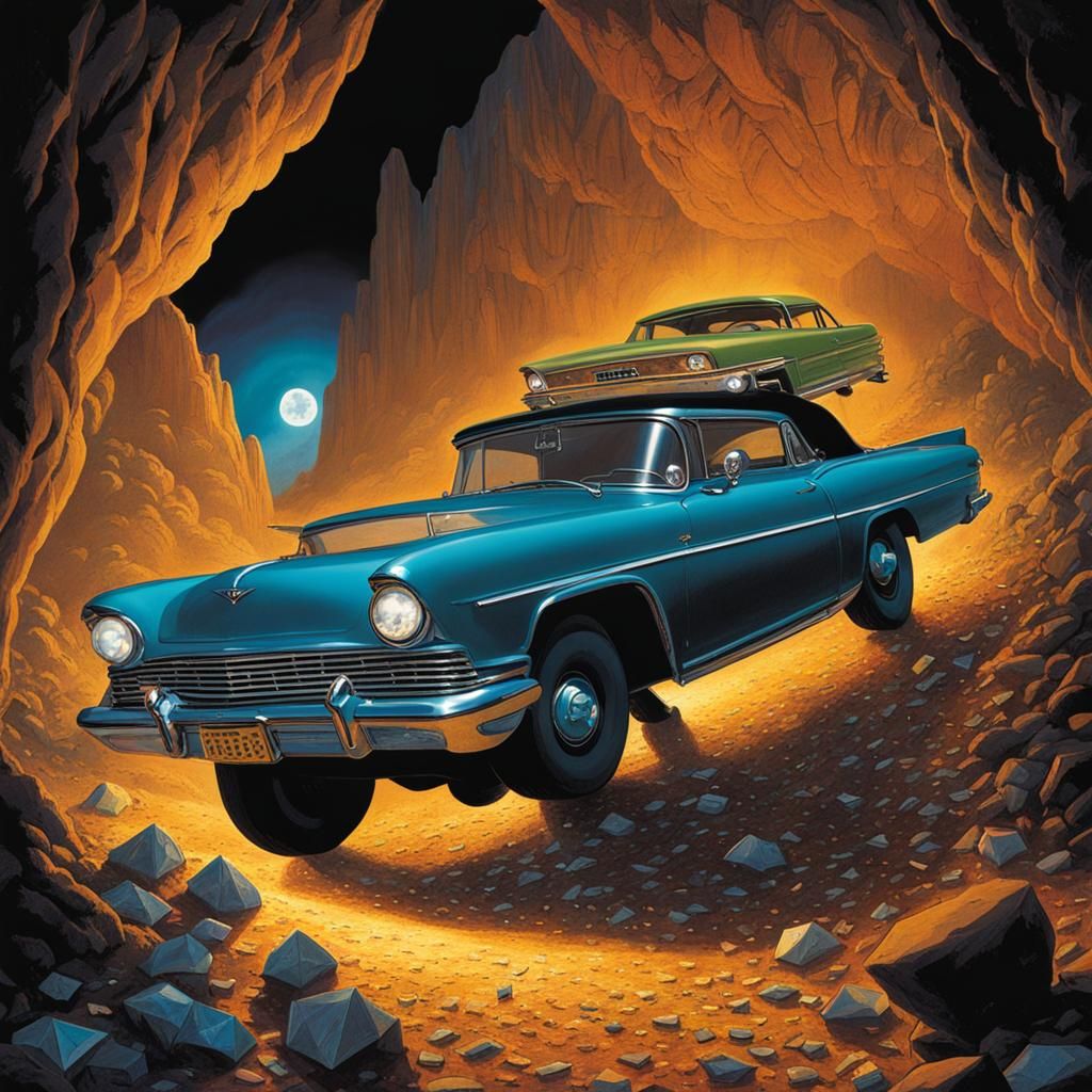 Hardy Boys Find Diamond Cave on Dark Night