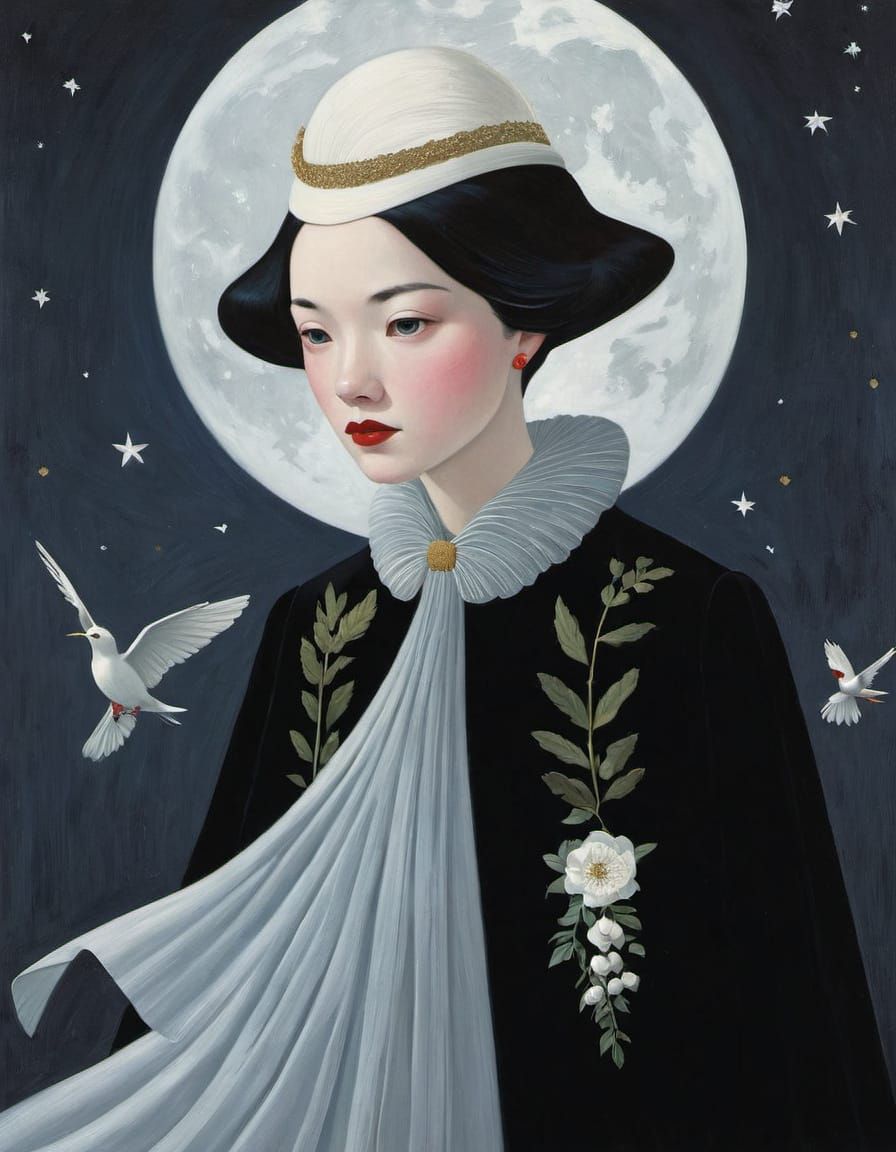 Abstract Floral Art Inspired by Amy Earles and Amanda Clark