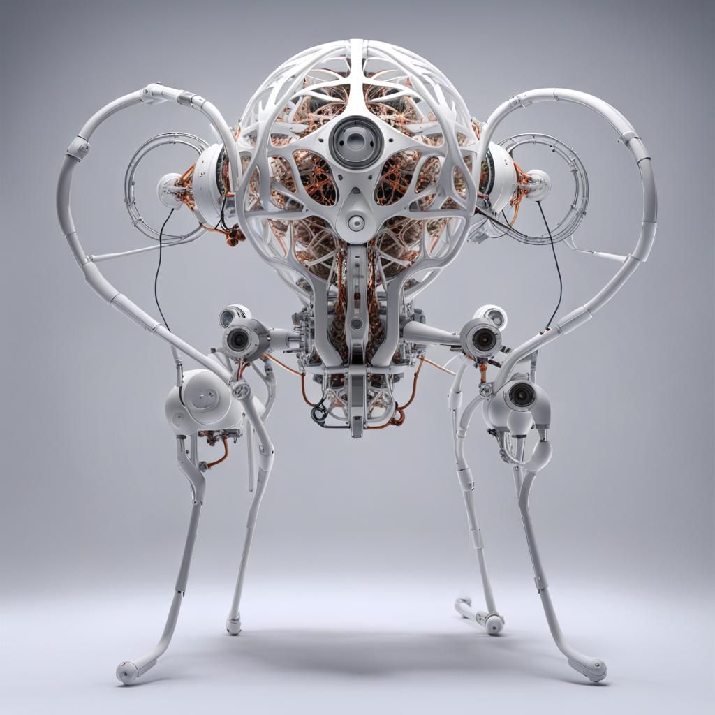 Ethereal Machine Inspiring Creativity in Surreal Photorealis...