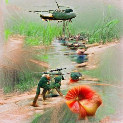 Vietnam War Scene