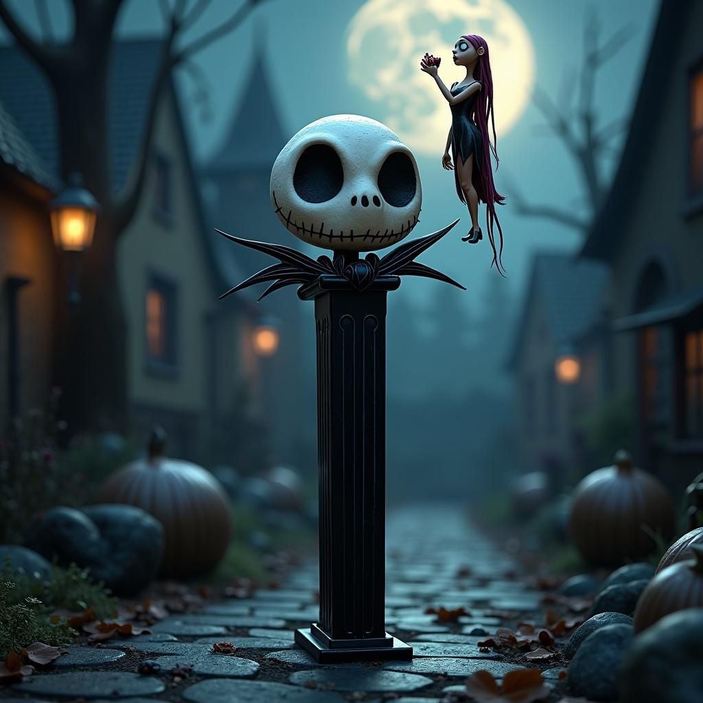 Nightmare Before Christmas PEZ Dispenser in Gothic Style