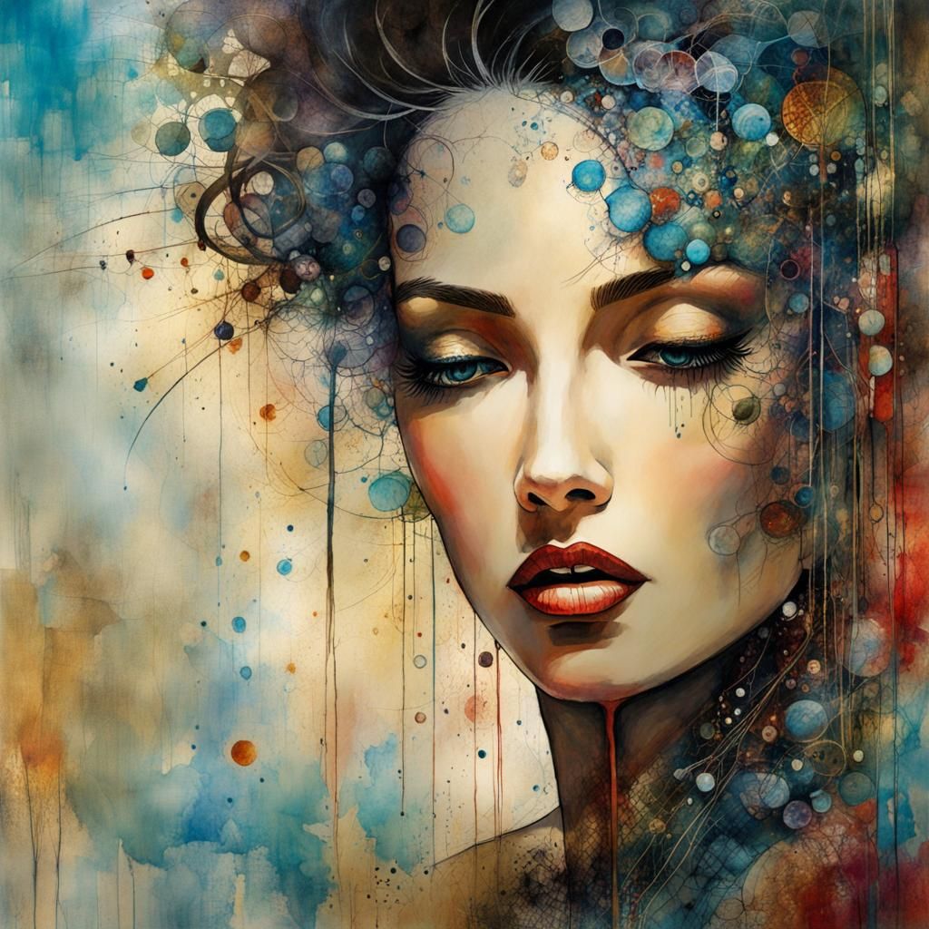 Upside-Down Frame in Art Brut Style