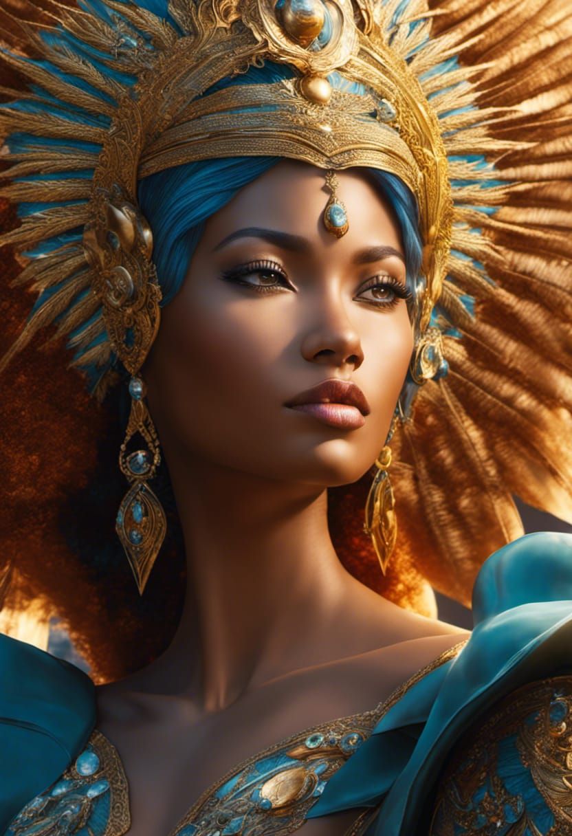 Goddess Looking Down