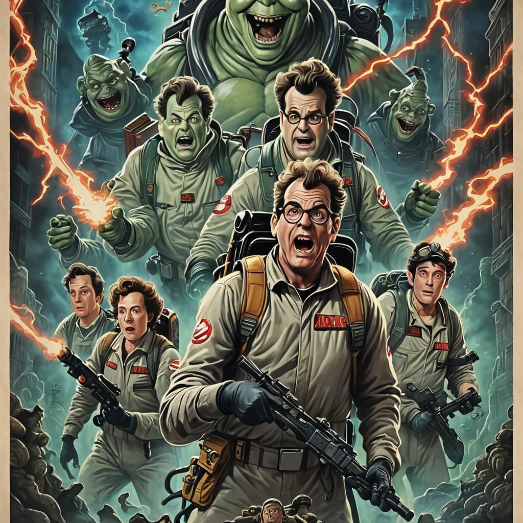 Ghostbusters Returns: Horror Movie Poster