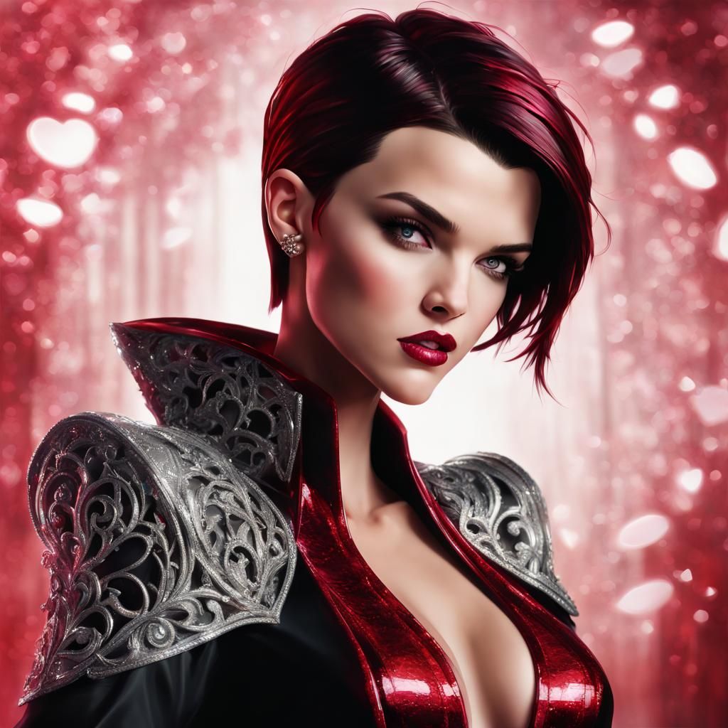 Sparkling Ruby Rose, Valentine for a Vampire Queen
