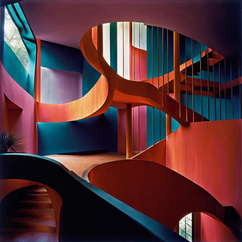 Surreal Interior Inspired by Luis Barragan