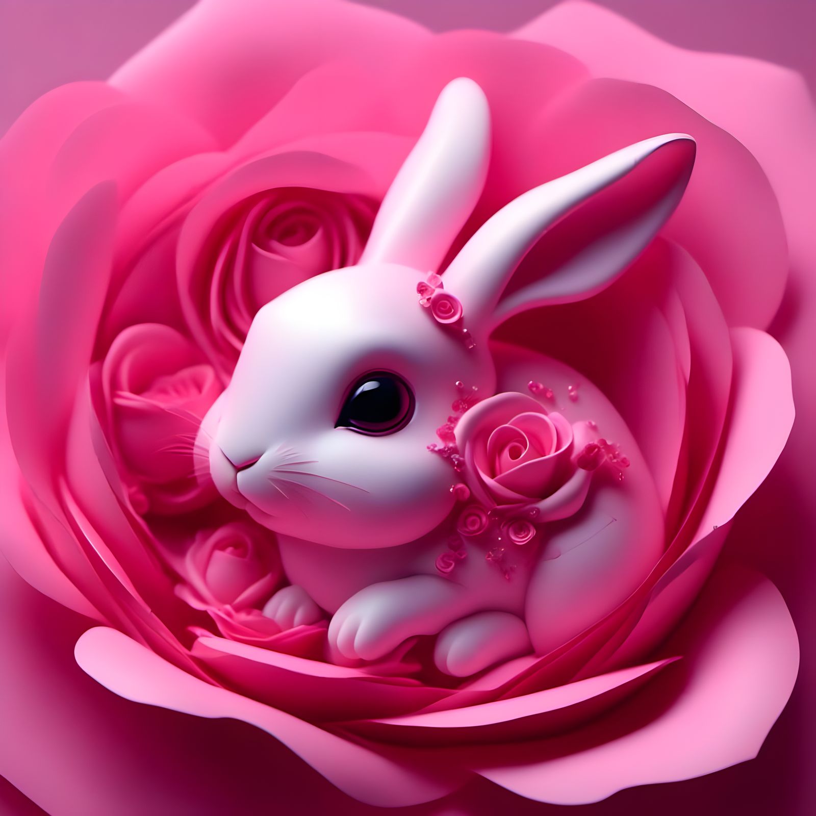 Pink bunny