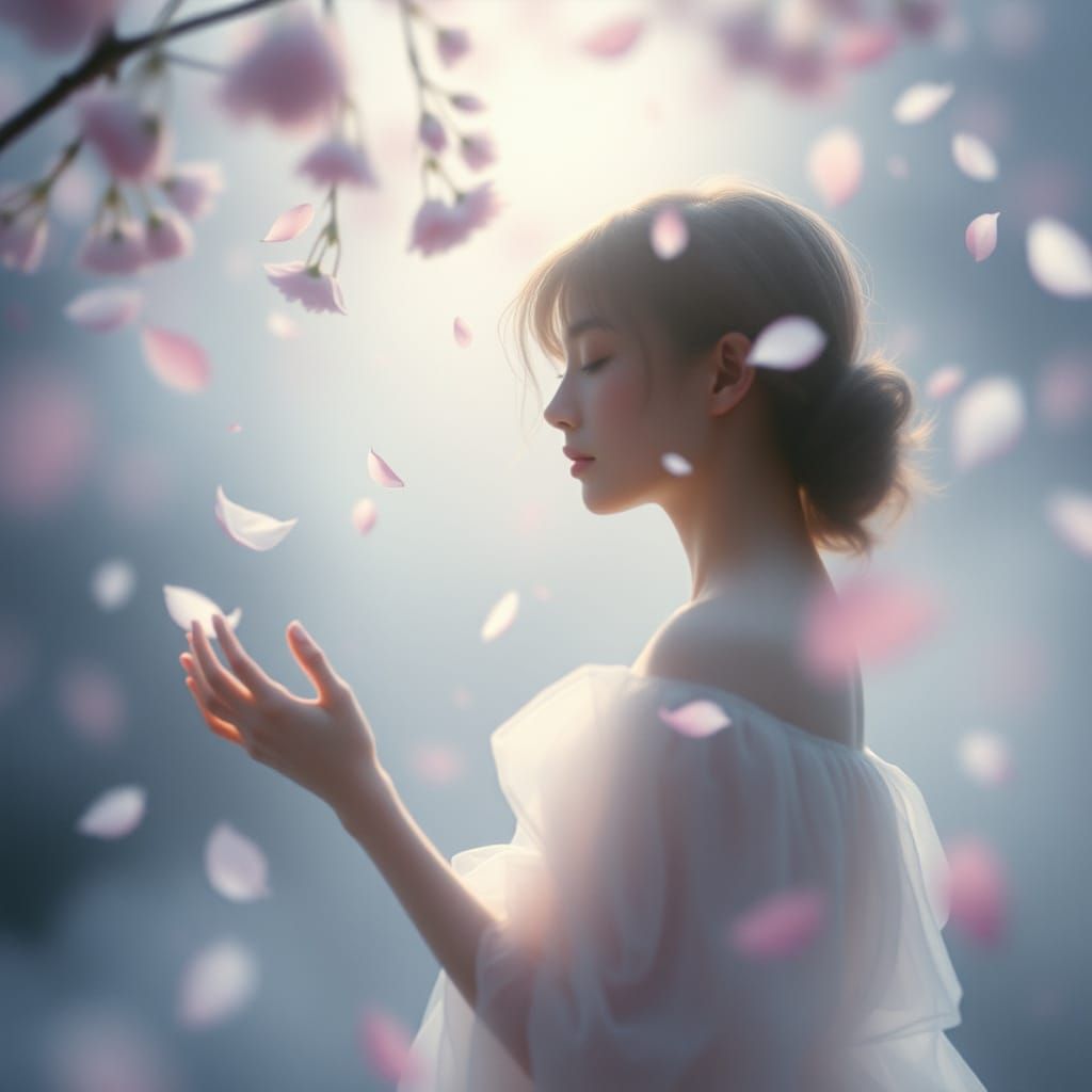 Ethereal Fleeting Memories in Impressionistic Style