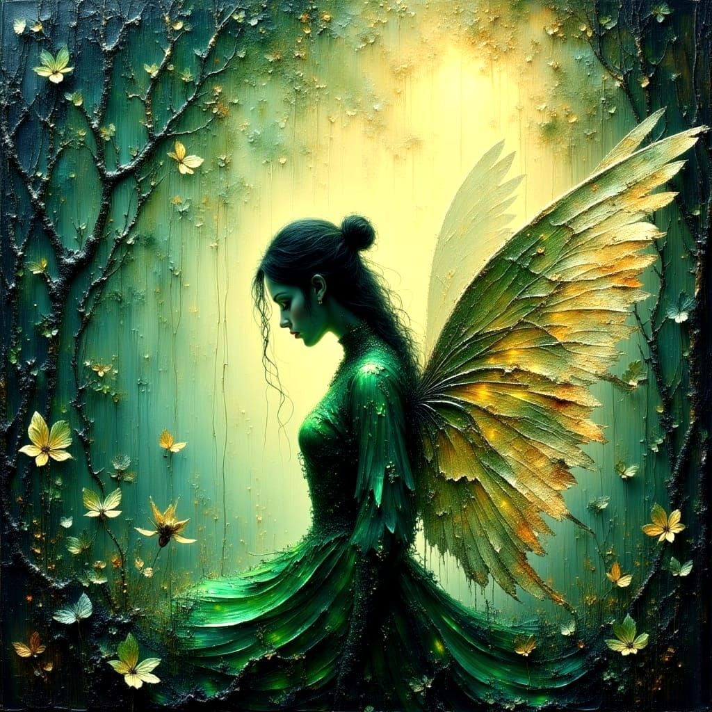 Angel in Midnight Sanctuary