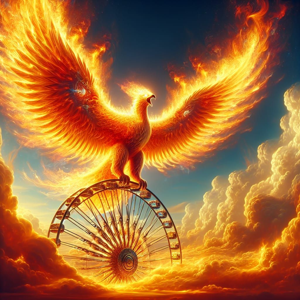 Firey Portraits eagle